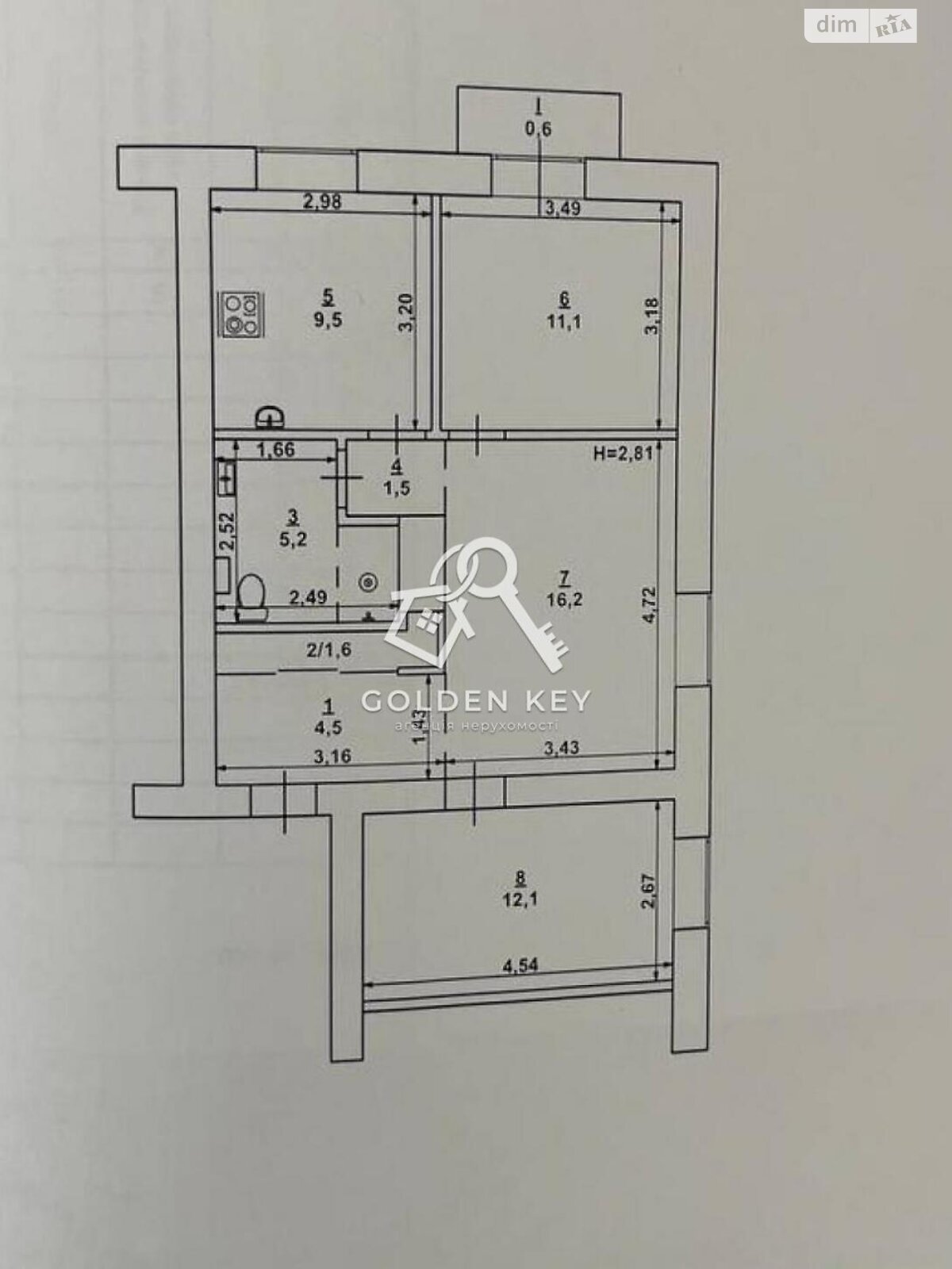 Продажа трехкомнатной квартиры в Кривом Роге, на ул. Святителя Василия Великого 8, район Саксаганский фото 1 Продажа трехкомнатной квартиры в Кривом Роге, на ул. Святителя Василия Великого 8, район Саксаганский фото 1
