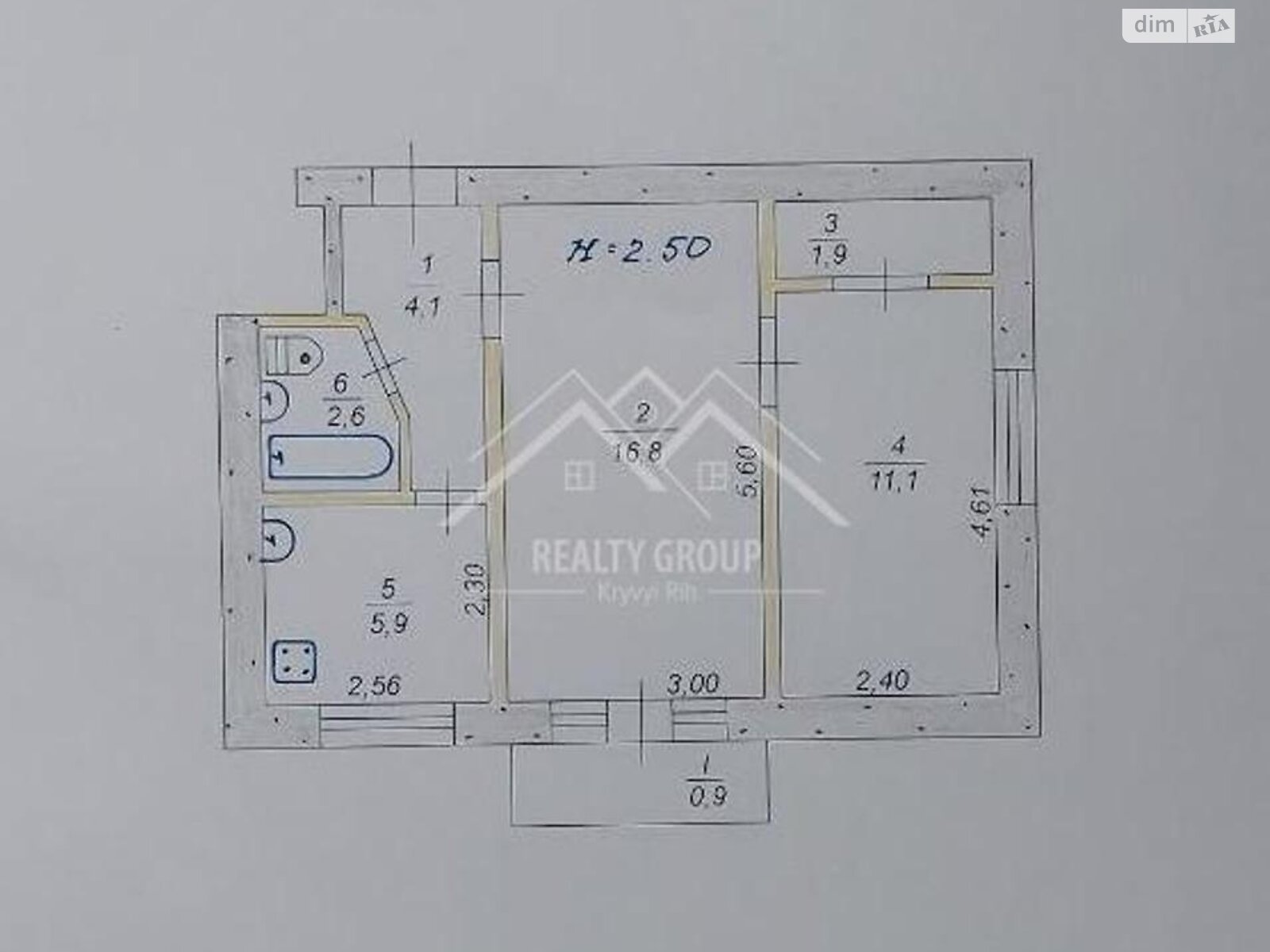Продажа двухкомнатной квартиры в Кривом Роге, на ул. Кобылянского, район Центрально-Городской фото 1 Продажа двухкомнатной квартиры в Кривом Роге, на ул. Кобылянского, район Центрально-Городской фото 1