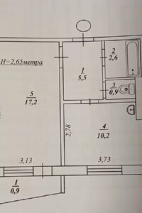 Продаж однокімнатної квартири в Кривому Розі, на вул. Ньютона, район Центрально-Міський фото 2