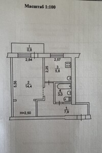 Продажа однокомнатной квартиры в Кривом Роге, на ул. Соборности 50, район Центрально-Городской фото 2
