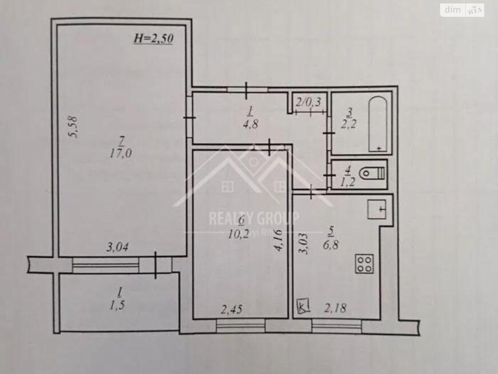 Продажа двухкомнатной квартиры в Кривом Роге, на ул. Свято-Николаевская 10, район Центрально-Городской фото 1