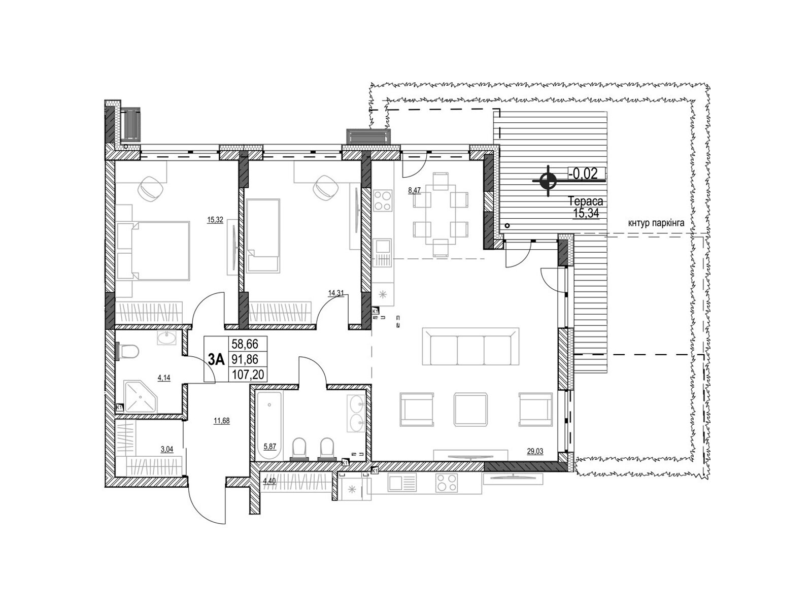 Продажа трехкомнатной квартиры в Кропивницком, на ул. Яновского 65/52, район Подольский фото 1 Продажа трехкомнатной квартиры в Кропивницком, на ул. Яновского 65/52, район Подольский фото 1