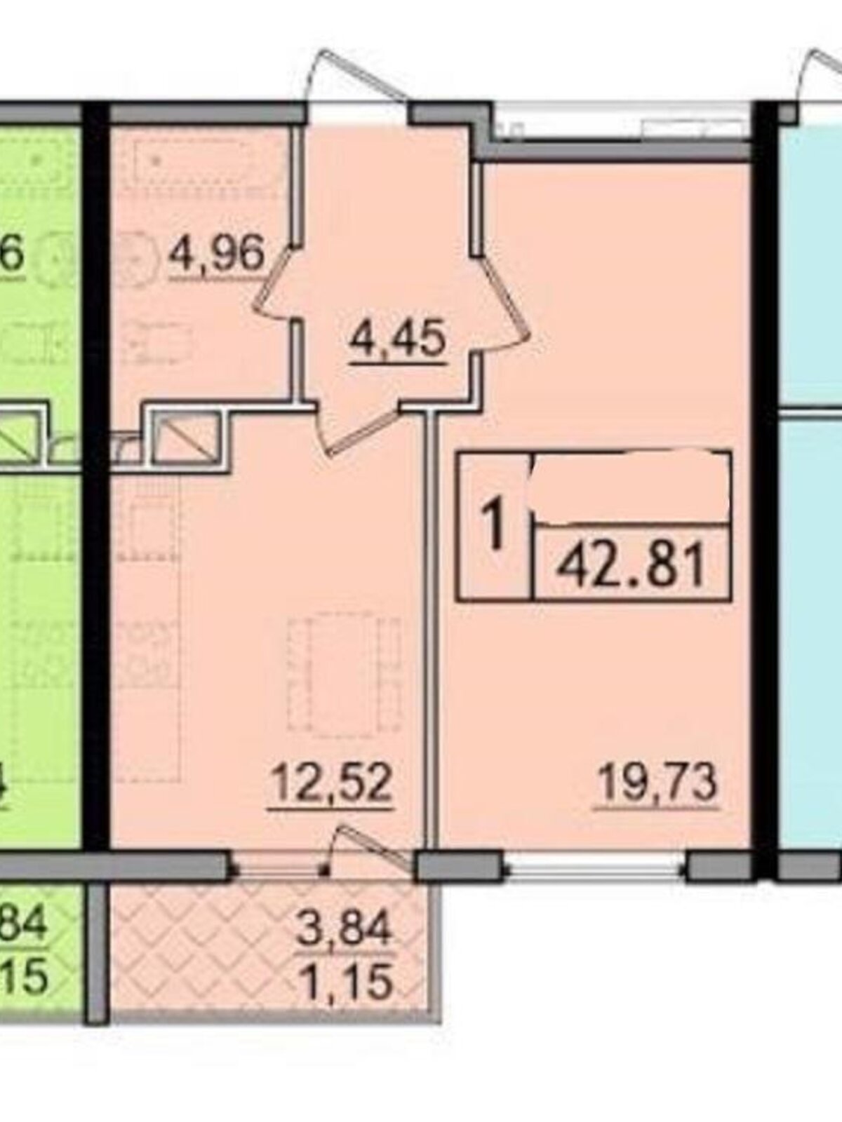 Продаж однокімнатної квартири в Кріжанівці, на вул. Академіка Сахарова, фото 1 Продаж однокімнатної квартири в Кріжанівці, на вул. Академіка Сахарова, фото 1