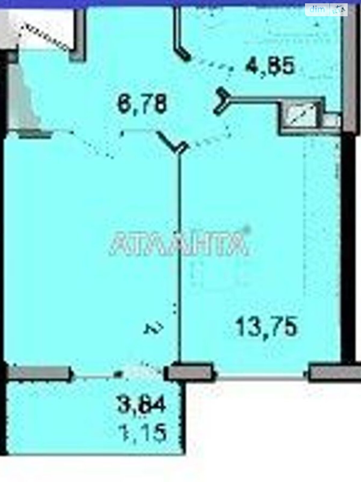 Продажа однокомнатной квартиры в Крыжановке, на ул. Академика Сахарова, фото 1