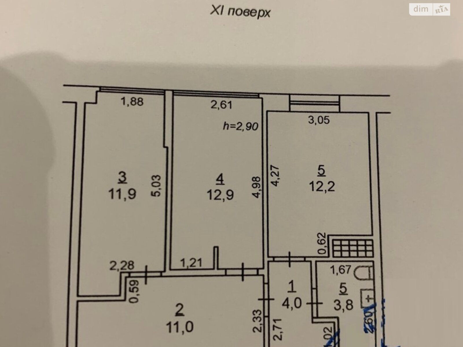 Продаж двокімнатної квартири в Крижанівка, на вул. Академіка Сахарова 3А, фото 1