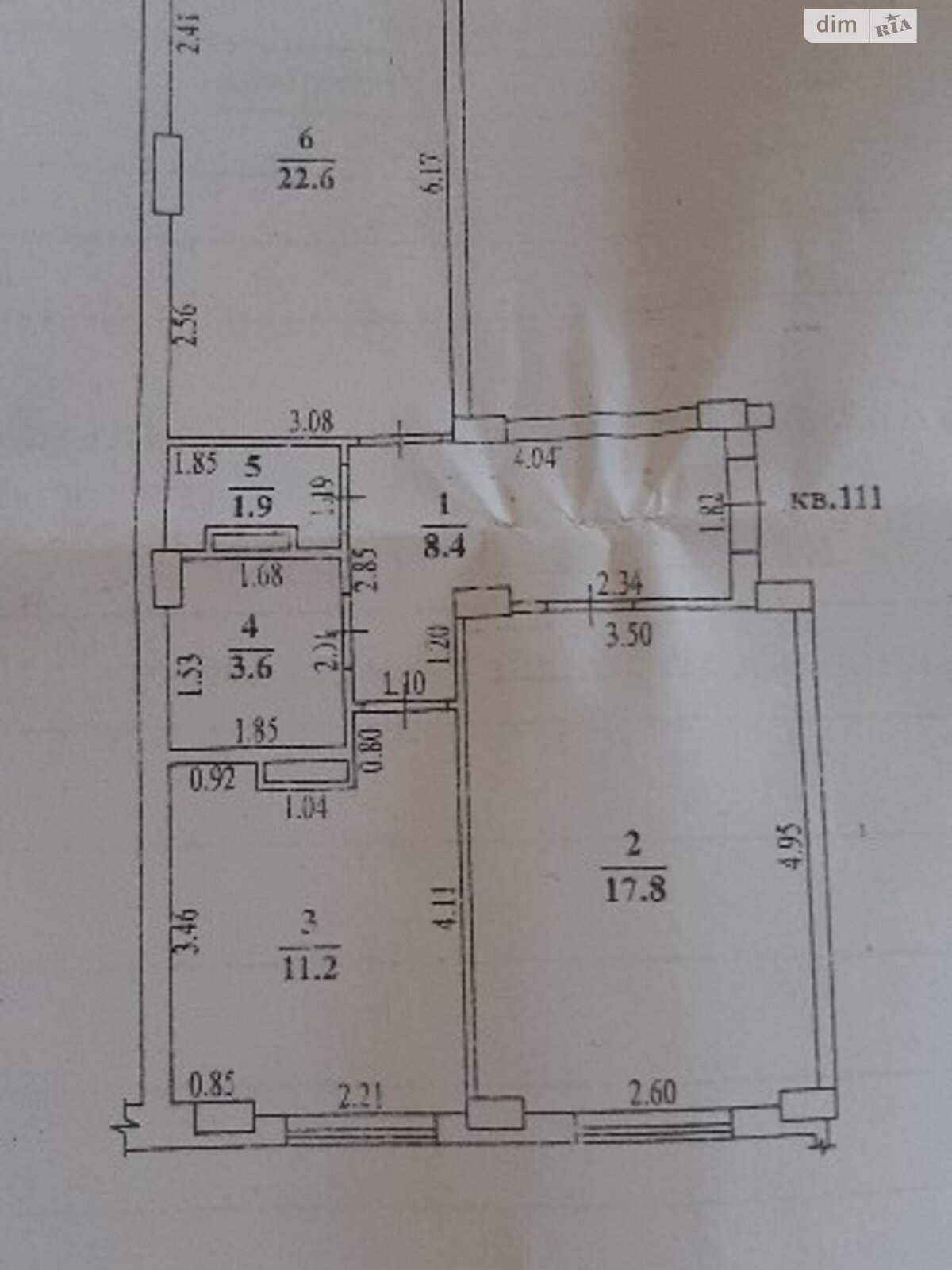 Продаж двокімнатної квартири в Крижанівка, на вул. Генерала Бочарова 48/1, фото 1