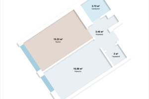 Продажа однокомнатной квартиры в Крюковщине, на ул. Добрая, фото 2