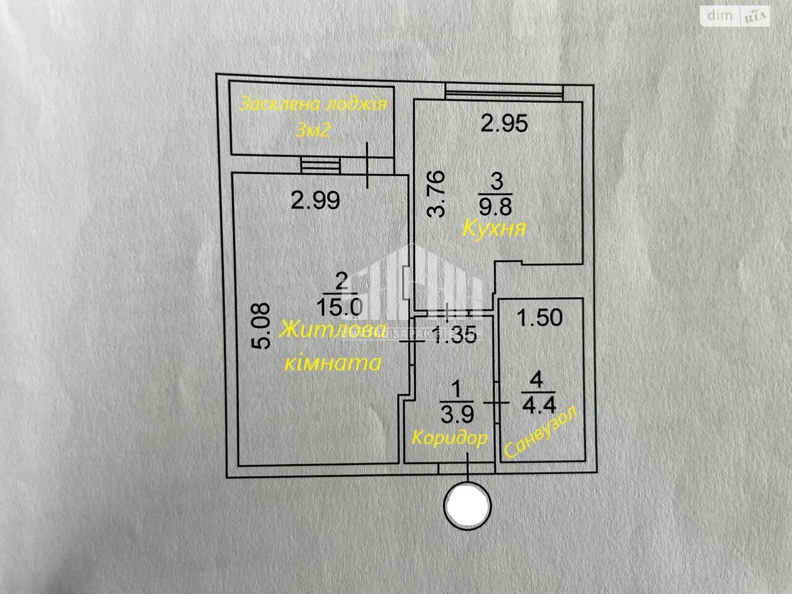 Продаж однокімнатної квартири в Крюківщині, на вул. Одеська 27А, фото 1 Продаж однокімнатної квартири в Крюківщині, на вул. Одеська 27А, фото 1