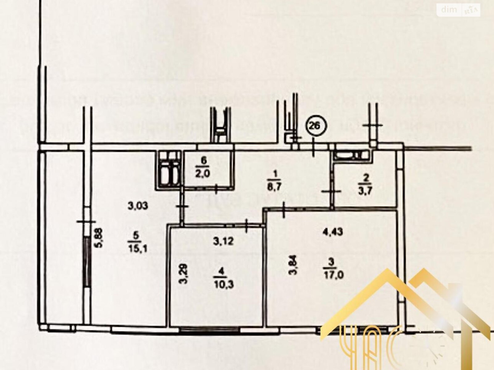 Продаж двокімнатної квартири в Крюківщині, на вул. Панорамна 2, кв. 26, фото 1 Продаж двокімнатної квартири в Крюківщині, на вул. Панорамна 2, кв. 26, фото 1