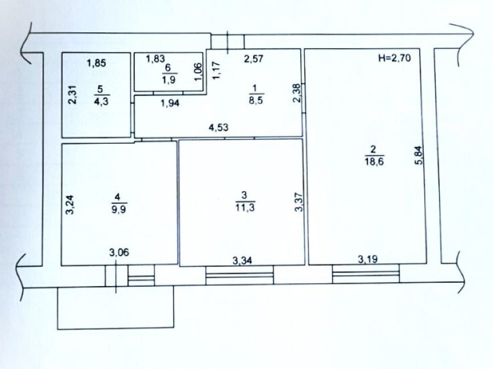 Продажа двухкомнатной квартиры в Крюковщине, на ул. Возрождения 7, фото 1