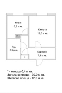 Продажа однокомнатной квартиры в Квасилове, на ул. Молодёжная 42, фото 2