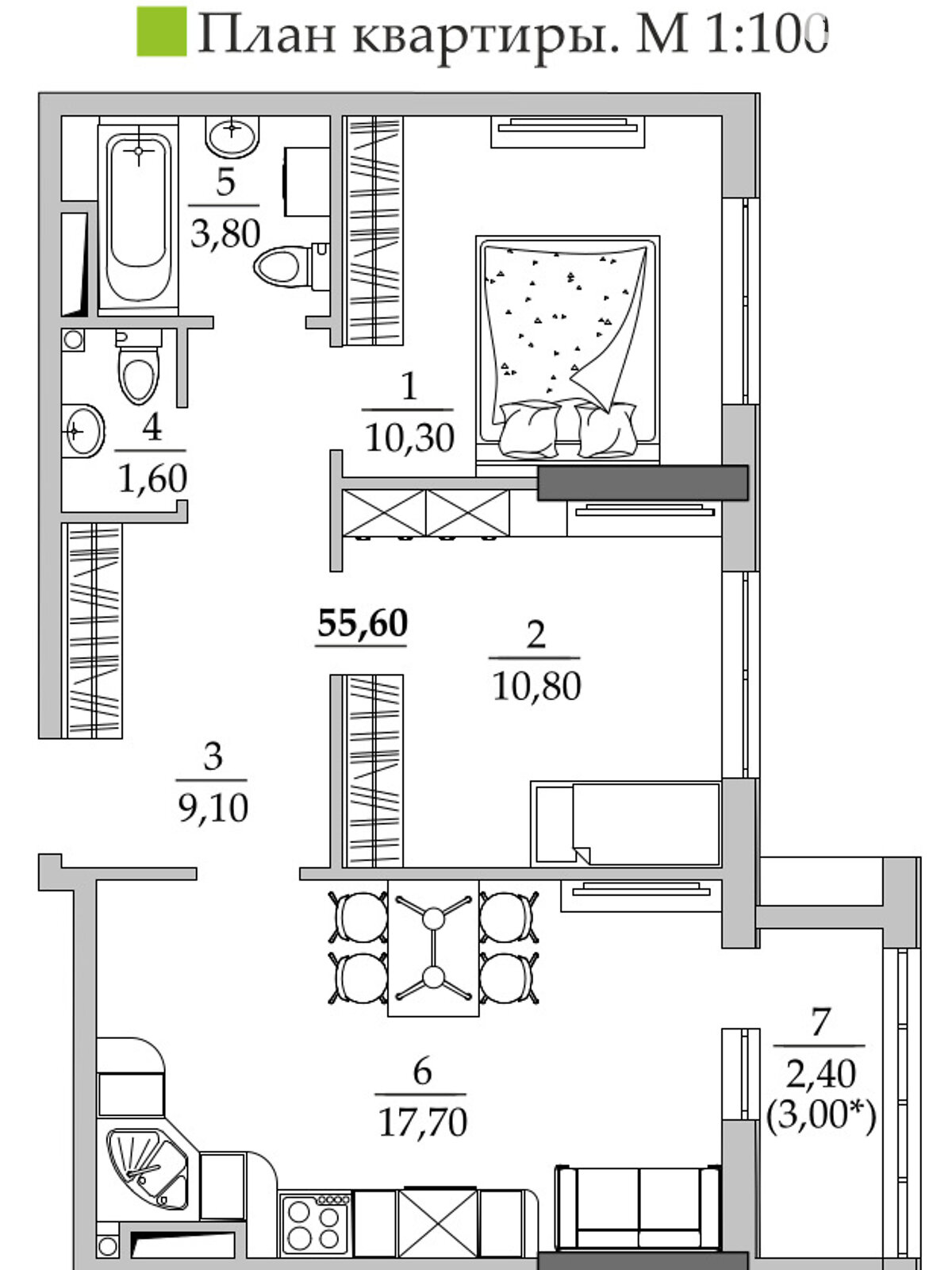 Продажа двухкомнатной квартиры в Лиманке, на ул. Спортивная, фото 1 Продажа двухкомнатной квартиры в Лиманке, на ул. Спортивная, фото 1