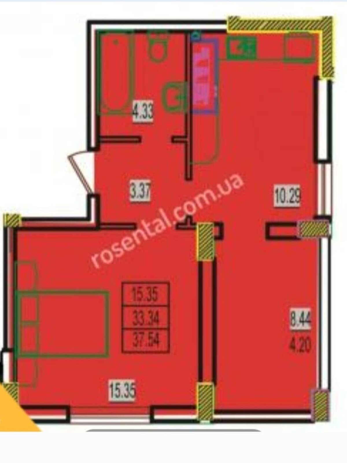 Продажа однокомнатной квартиры в Лиманке, на ул. Строительная 50А, фото 1 Продажа однокомнатной квартиры в Лиманке, на ул. Строительная 50А, фото 1