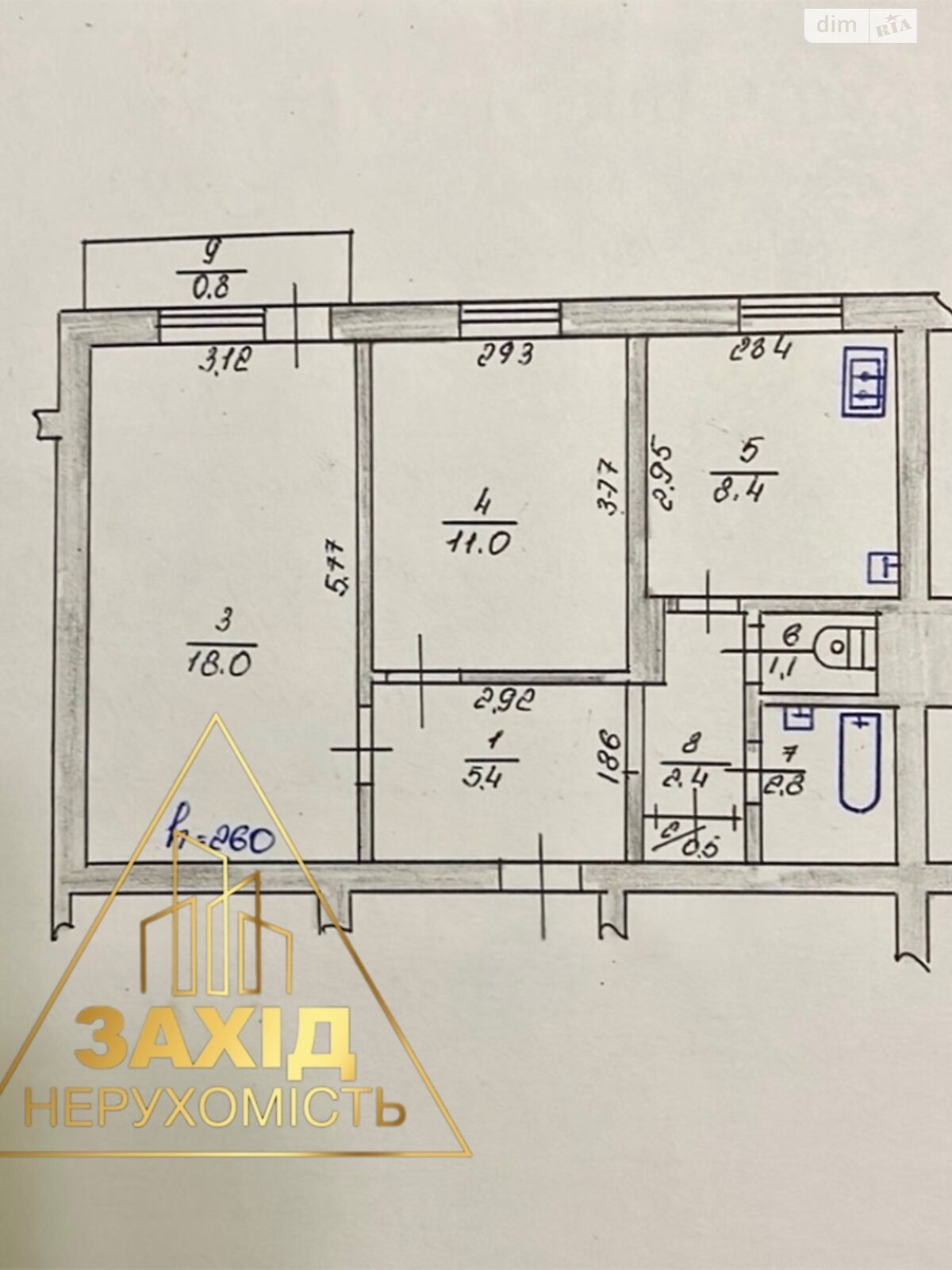 Продажа двухкомнатной квартиры в Луцке, на ул. Кравчука 19А, район 40 микрорайон фото 1 Продажа двухкомнатной квартиры в Луцке, на ул. Кравчука 19А, район 40 микрорайон фото 1