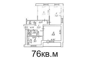 Продажа трехкомнатной квартиры в Луцке, на Чернишевського, район Кичкаревка фото 1