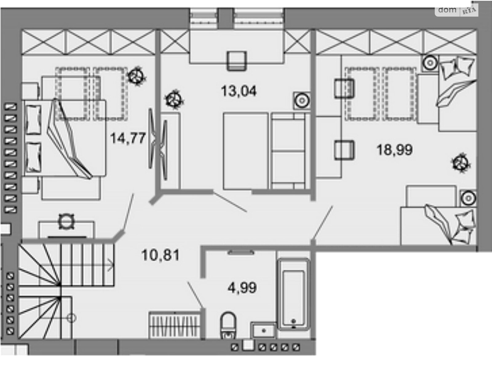 Продажа четырехкомнатной квартиры в Луцке, на ул. Мира 5, район Теремно фото 1