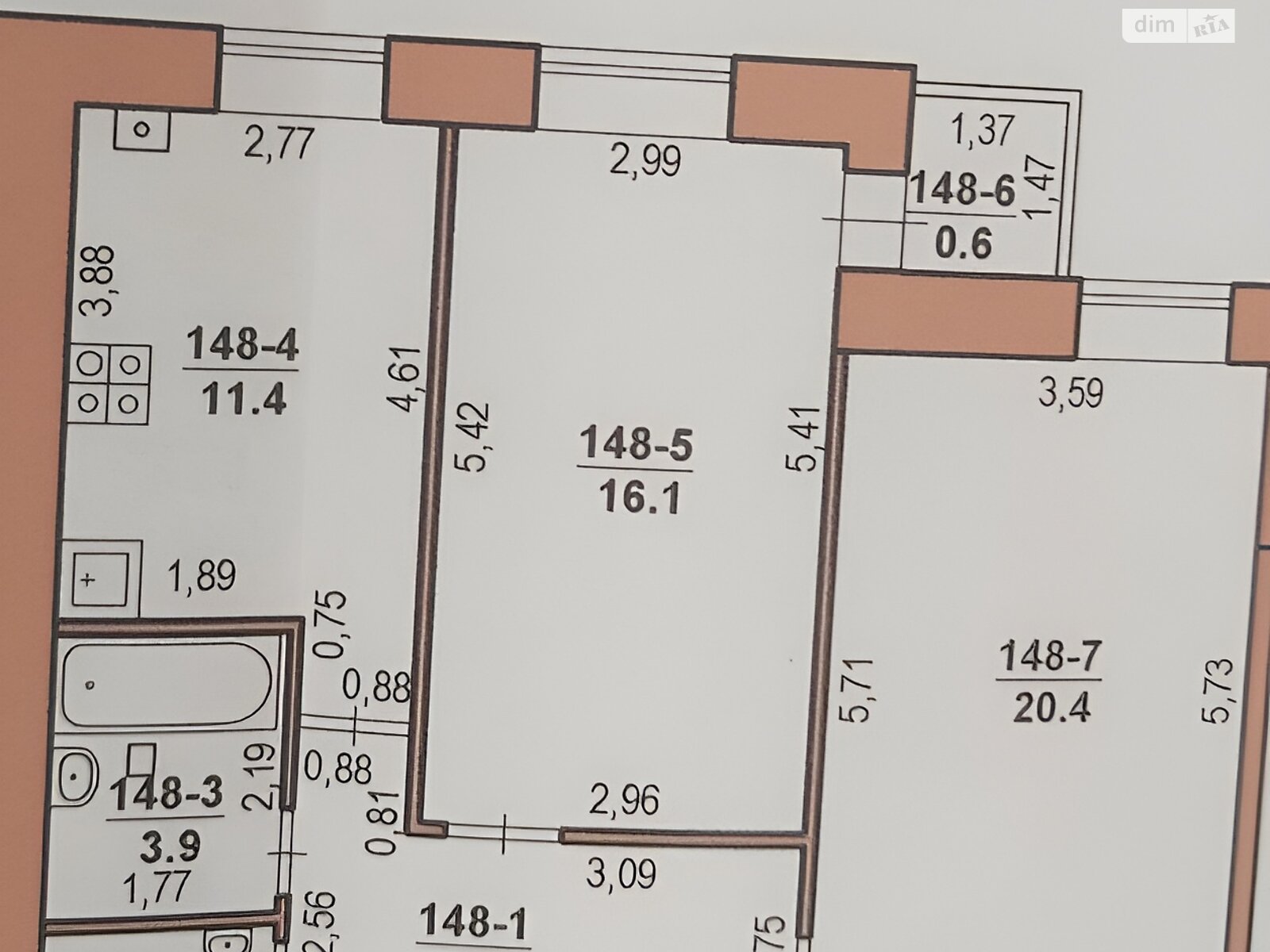Продажа двухкомнатной квартиры в Луцке, на ул. Ровенская 113А, район Теремно фото 1 Продажа двухкомнатной квартиры в Луцке, на ул. Ровенская 113А, район Теремно фото 1