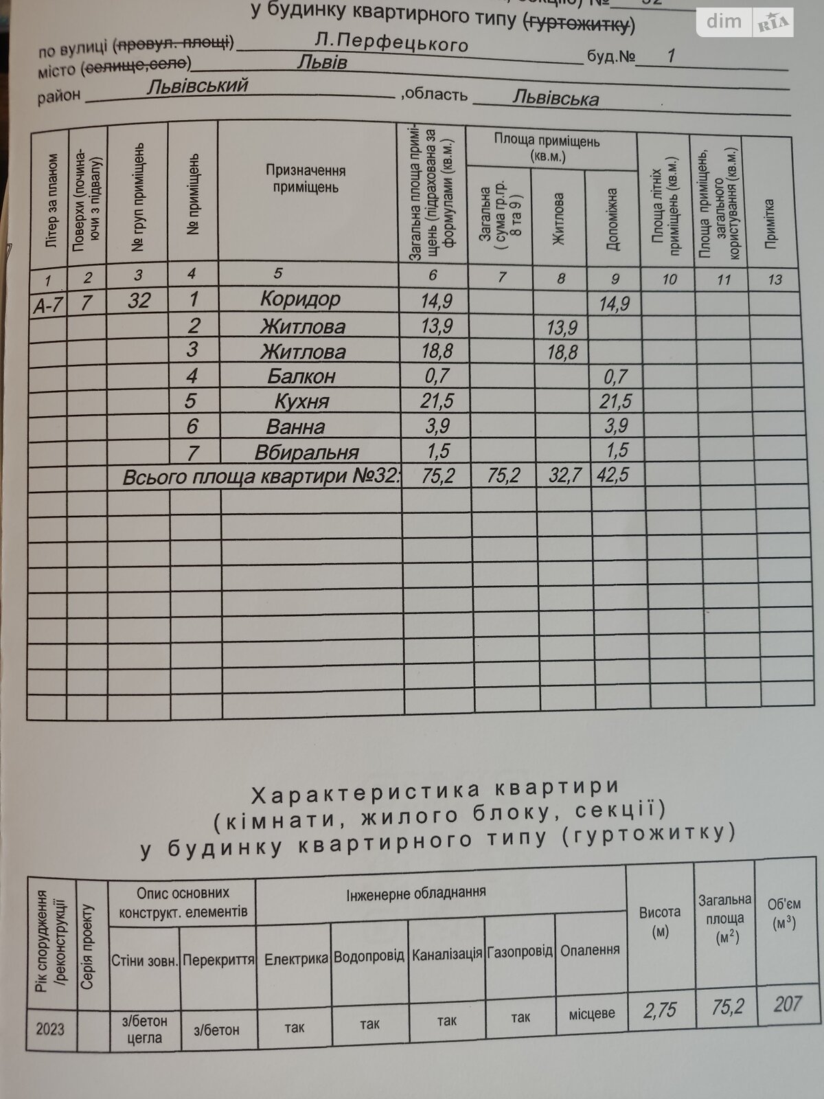 Продажа двухкомнатной квартиры в Львове, на ул. Леонида Перфецкого 1, район Франковский фото 1