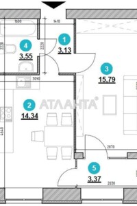 Продажа однокомнатной квартиры в Львове, на ул. Героев Майдана, район Франковский фото 2