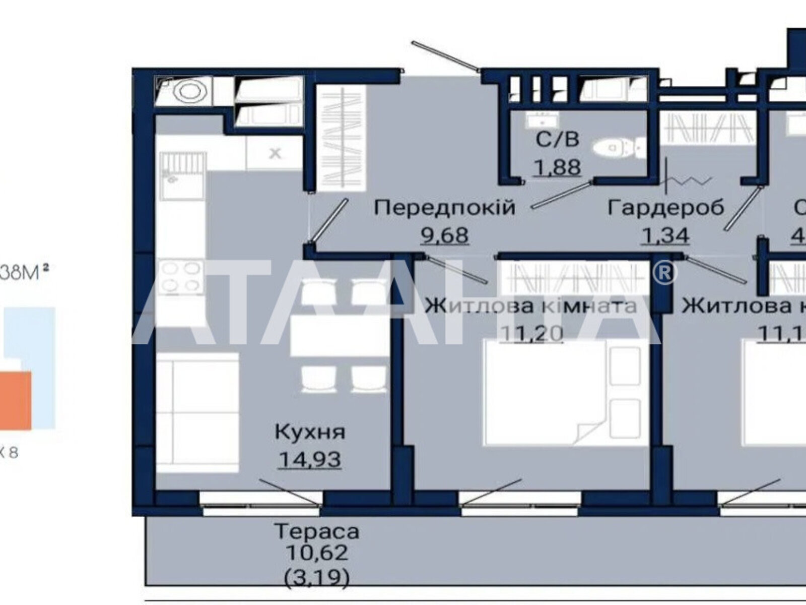 Продажа двухкомнатной квартиры в Львове, на ул. Княгини Ольги, район Франковский фото 1 Продажа двухкомнатной квартиры в Львове, на ул. Княгини Ольги, район Франковский фото 1