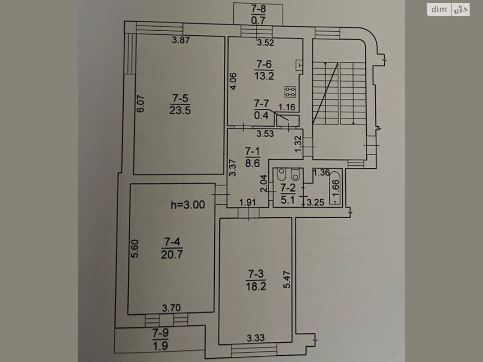 Продажа трехкомнатной квартиры в Львове, на ул. Захариевича, район Франковский фото 1