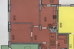 Продаж двокімнатної квартири в Львові, на вул. Кругла 5Б, район Голоско фото 2