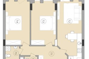 Продажа двухкомнатной квартиры в Львове, на ул. Под Голоском 16, район Голоско фото 2