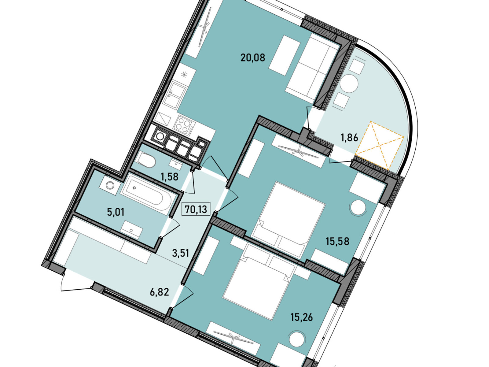 Продажа двухкомнатной квартиры в Львове, на ул. Клепаровская 15, район Клепаров фото 1