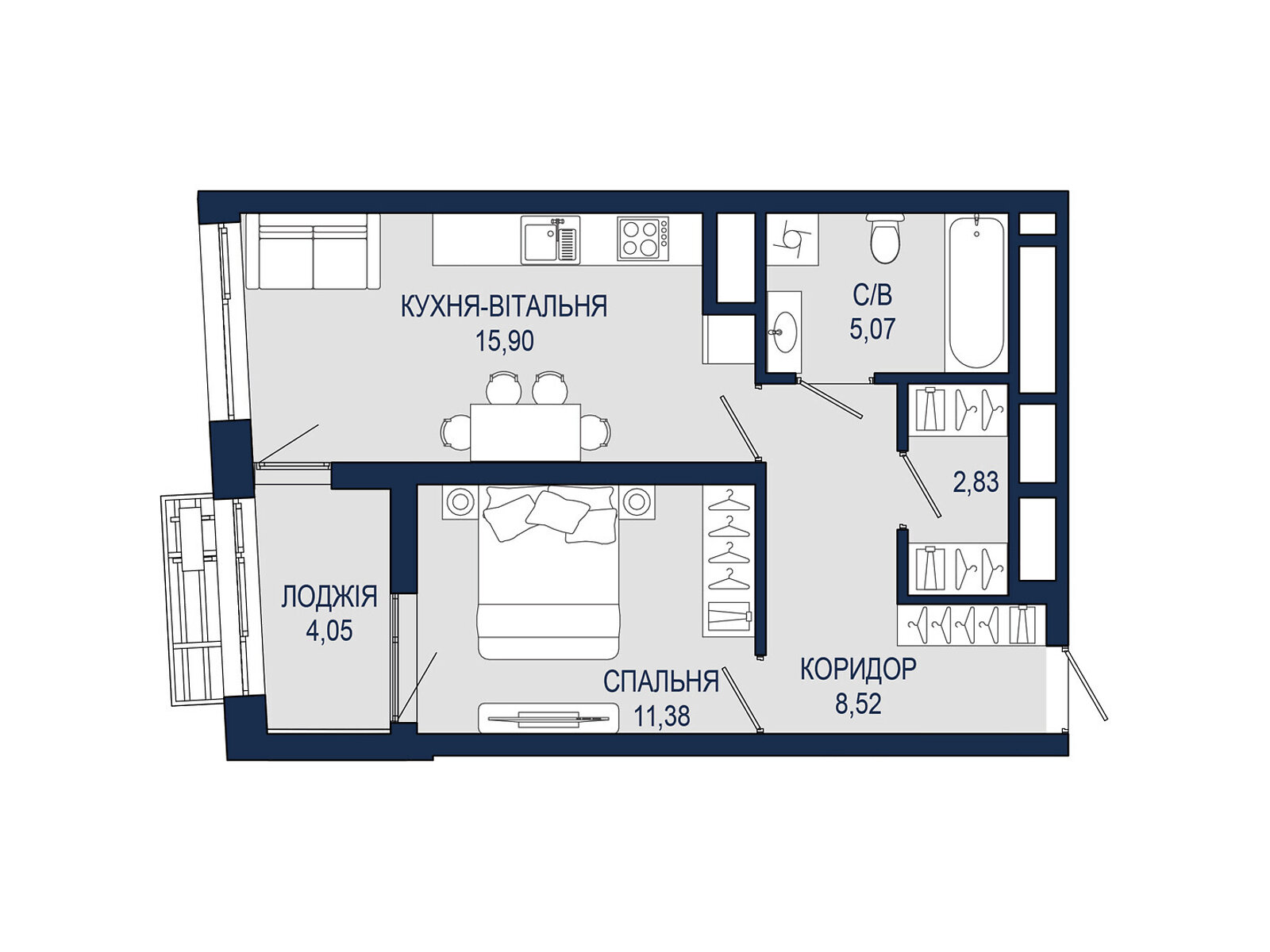 Продажа однокомнатной квартиры в Львове, на ул. Княгини Ольги 120, фото 1