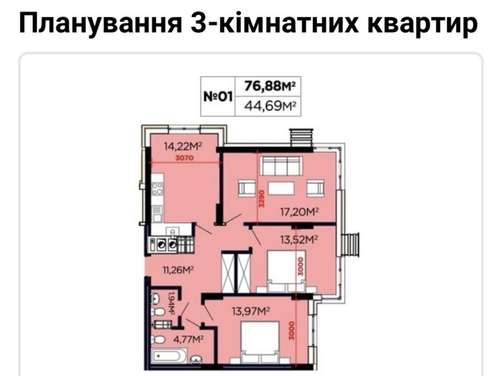Продажа трехкомнатной квартиры в Львове, на ул. Беговая 17, район Кривчицы фото 1 Продажа трехкомнатной квартиры в Львове, на ул. Беговая 17, район Кривчицы фото 1