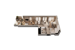 Продаж двокімнатної квартири в Львові, на вул. Китайська, район Майорівка фото 2