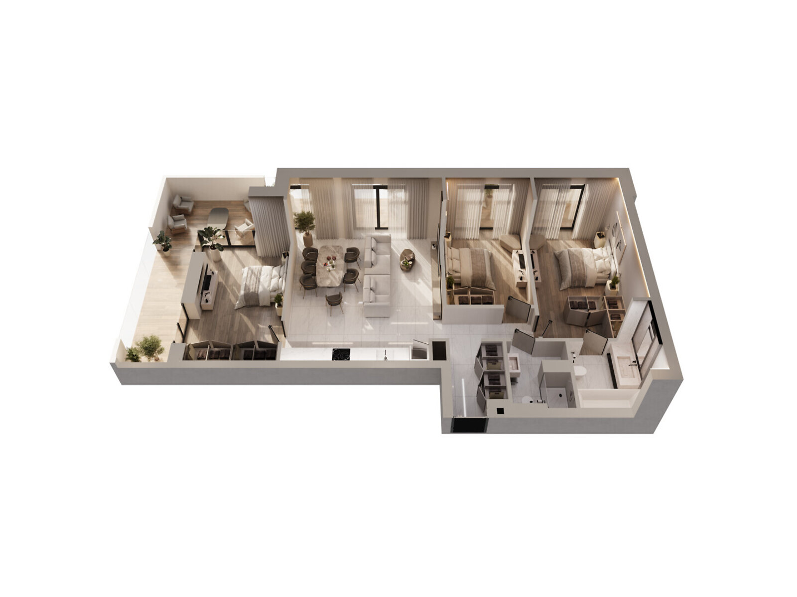 Продаж трикімнатної квартири в Львові, на вул. Китайська, район Майорівка фото 1