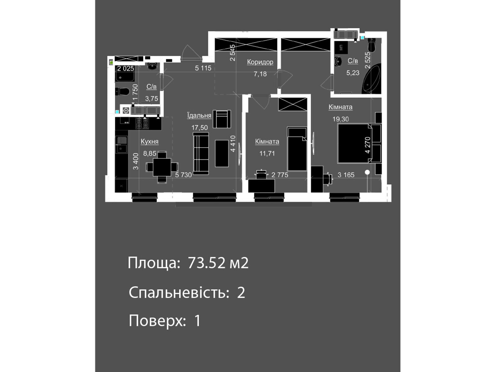 Продаж двокімнатної квартири в Львові, на вул. Пасічна 154, фото 1