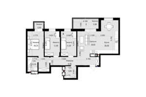 Продажа трехкомнатной квартиры в Львове, на ул. Пасечная 154, фото 2