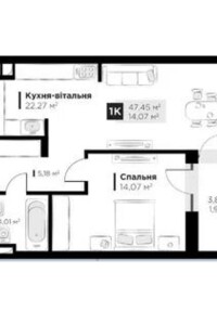 Продаж однокімнатної квартири в Львові, на вул. Пасічна 166, район Пасіки фото 2
