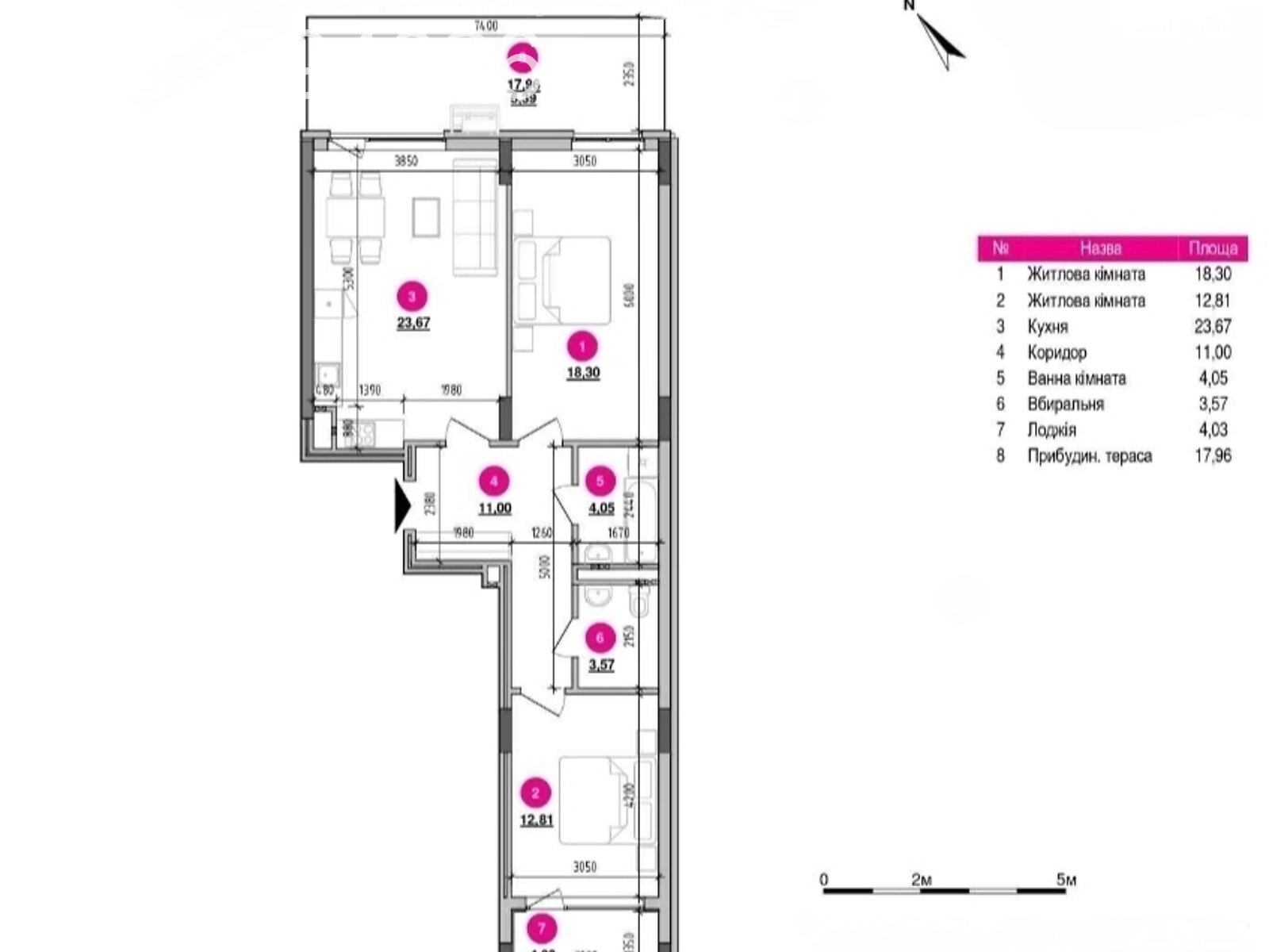 Продаж двокімнатної квартири в Львові, на вул. Хмельницького Богдана, район Підзамче фото 1