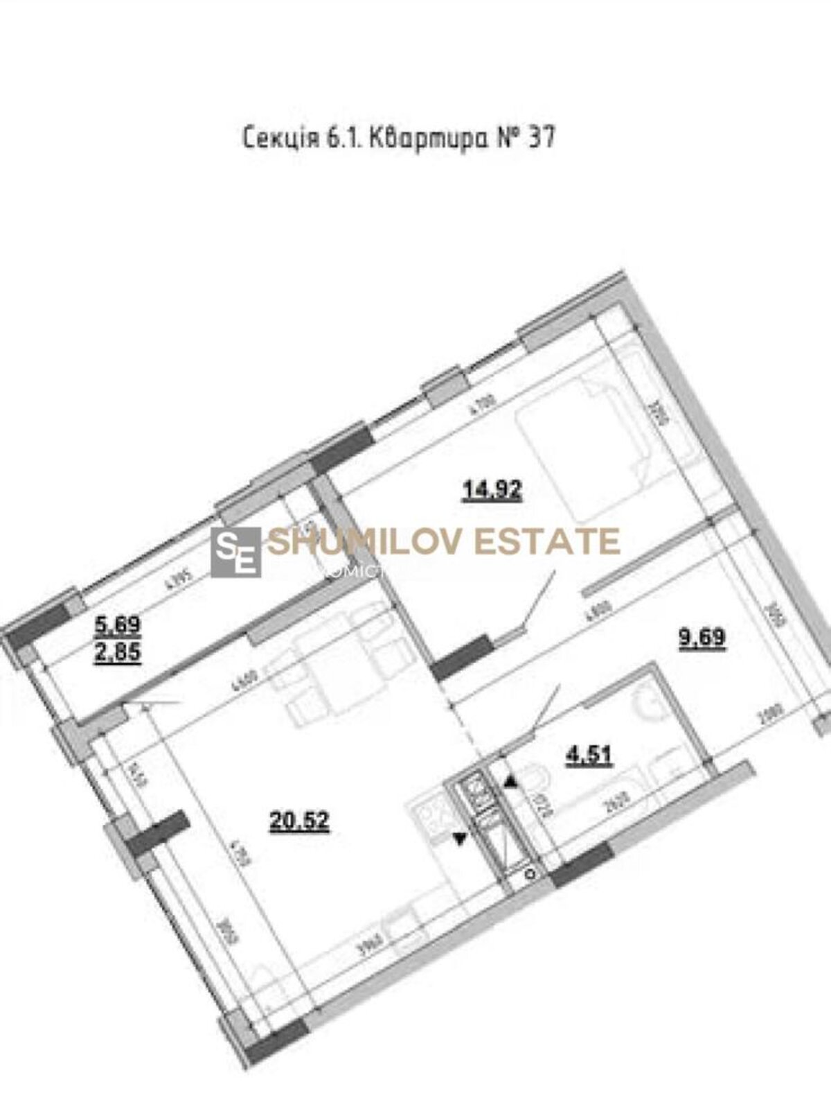 Продаж однокімнатної квартири в Львові, на вул. Хмельницького Богдана, район Шевченківський фото 1