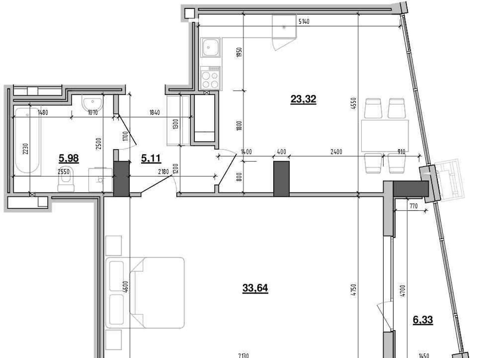 Продажа однокомнатной квартиры в Львове, на ул. Хмельницкого Богдана 207, кв. 6, район Шевченковский фото 1