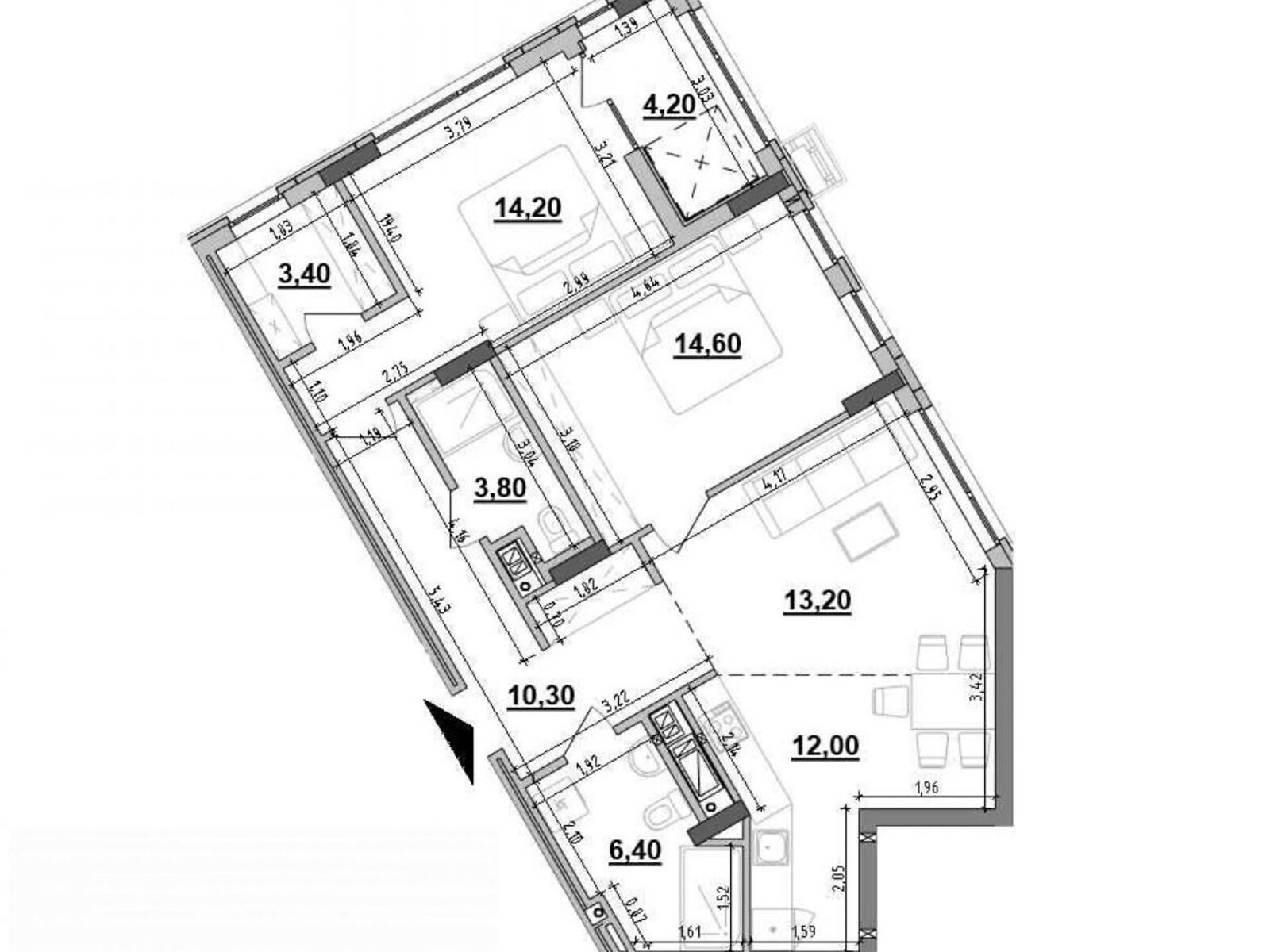 Продажа двухкомнатной квартиры в Львове, на ул. Хмельницкого Богдана 207, район Шевченковский фото 1