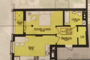 Продаж однокімнатної квартири в Львові, на вул. Малоголосківська 12Б, район Шевченківський фото 2