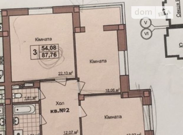 Продаж трикімнатної квартири в Львові на вул. Яцкова Михайла район Шевченківський фото 1 Продаж трикімнатної квартири в Львові на вул. Яцкова Михайла район Шевченківський фото 1