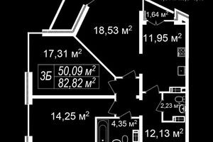 Продаж трикімнатної квартири в Львові, на просп. Чорновола В'ячеслава, район Шевченківський фото 2