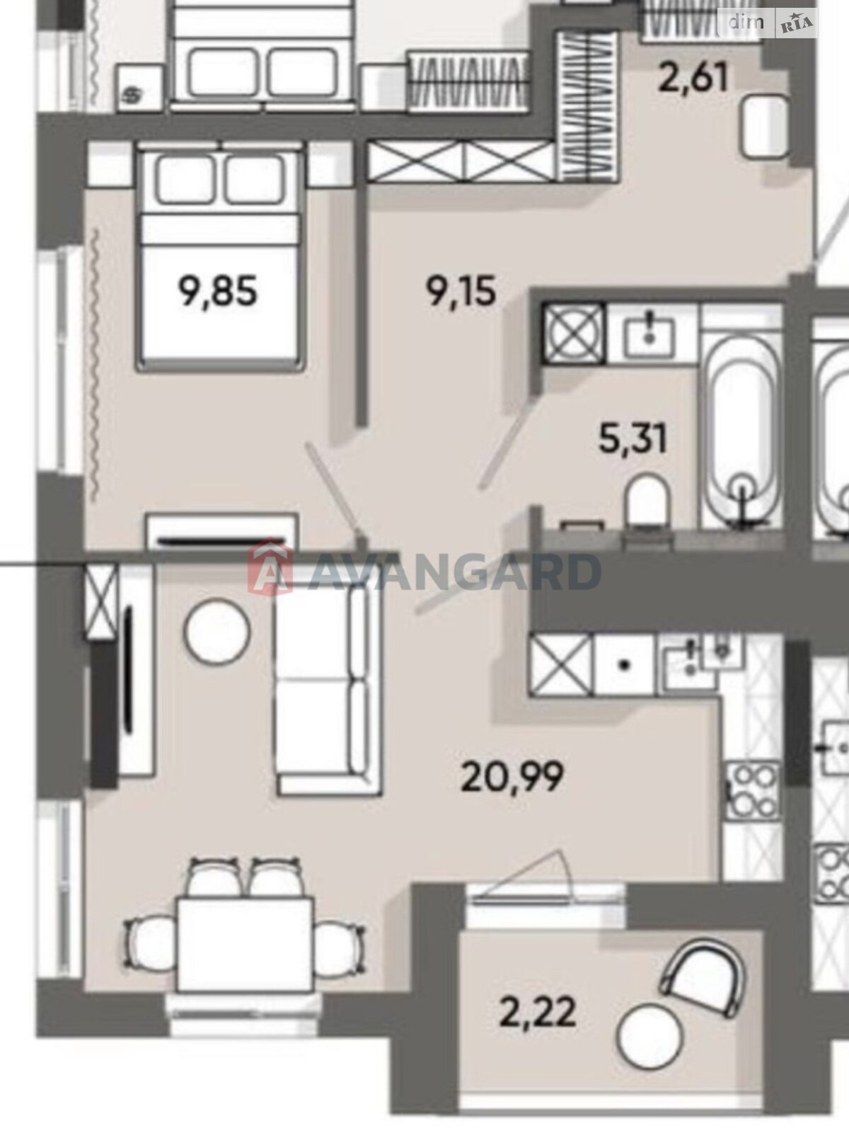 Продаж однокімнатної квартири в Львові, на вул. Раковського, район Сихівський фото 1
