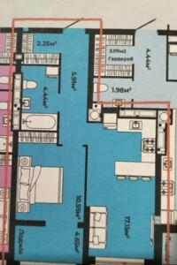 Продаж однокімнатної квартири в Львові, на вул. Трускавецька, район Франківський фото 2