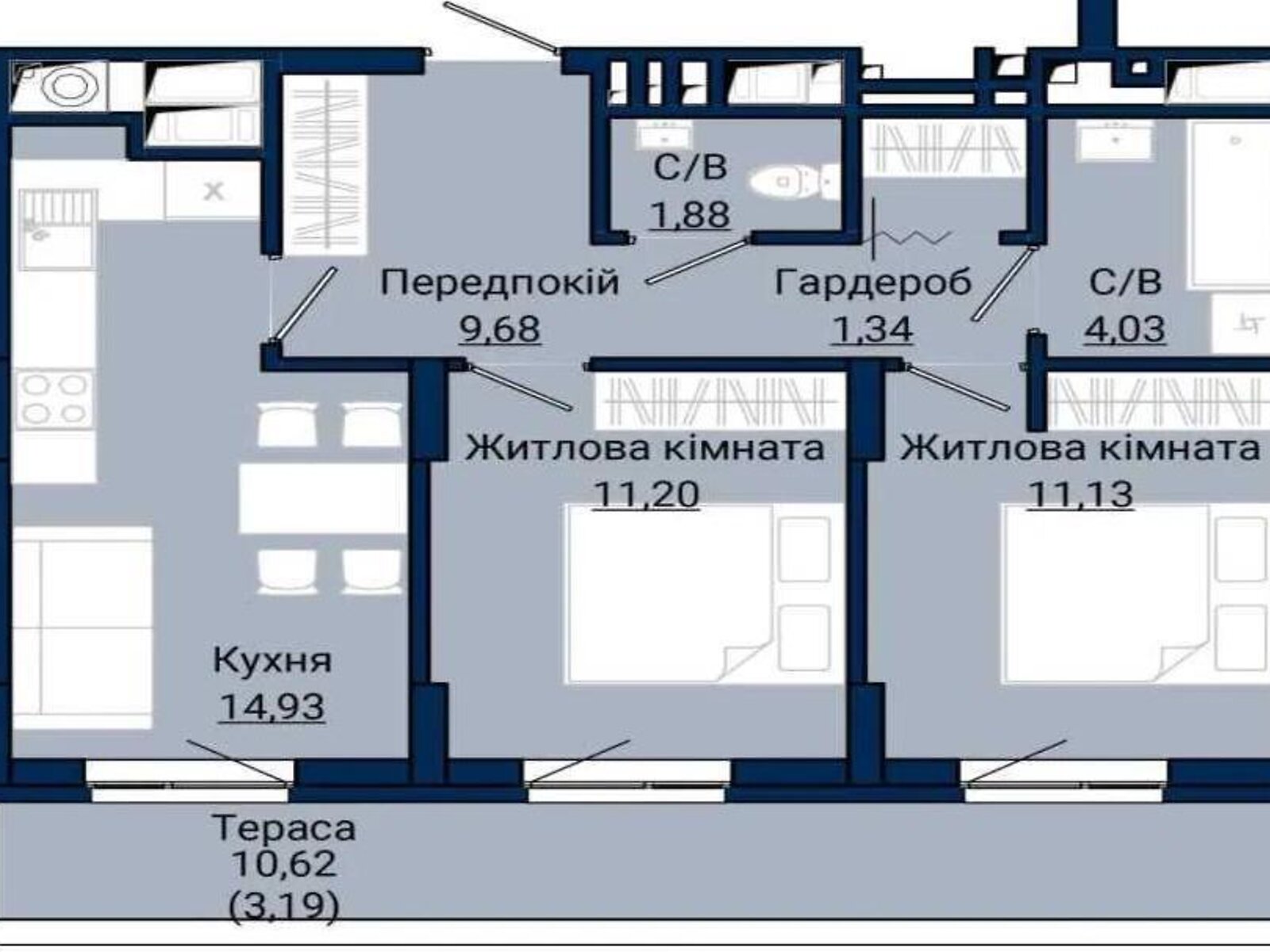 Продаж двокімнатної квартири в Львові, на вул. Княгині Ольги 120, район Південний Масив фото 1 Продаж двокімнатної квартири в Львові, на вул. Княгині Ольги 120, район Південний Масив фото 1