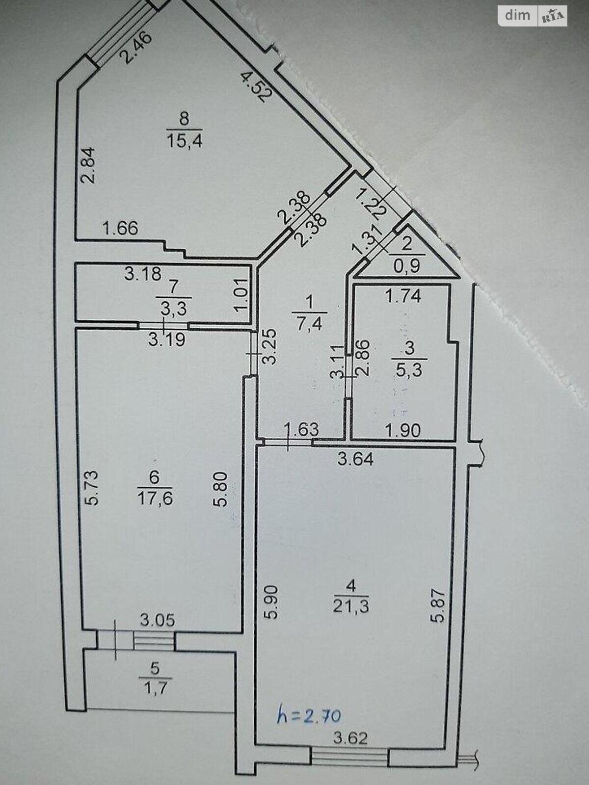 Продажа трехкомнатной квартиры в Львове, на ул. Городоцкая 226А, район Зализнычный фото 1