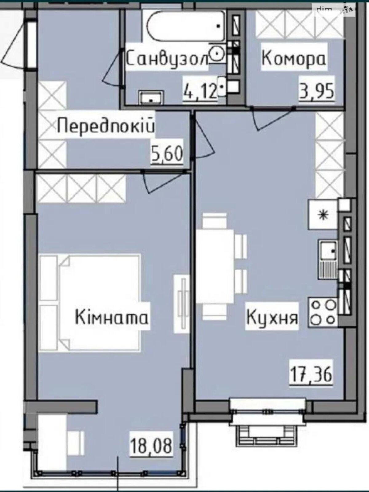 Продажа однокомнатной квартиры в Львове, на ул. Роксоляны, район Зализнычный фото 1 Продажа однокомнатной квартиры в Львове, на ул. Роксоляны, район Зализнычный фото 1
