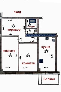 Продажа двухкомнатной квартиры в Бышеве, на київська 2, фото 2