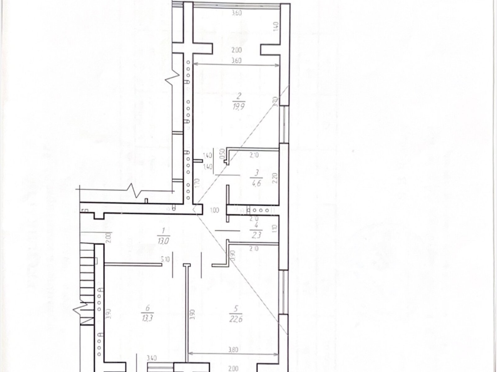 Продажа двухкомнатной квартиры в Минае, на пер. Парковый 1, фото 1