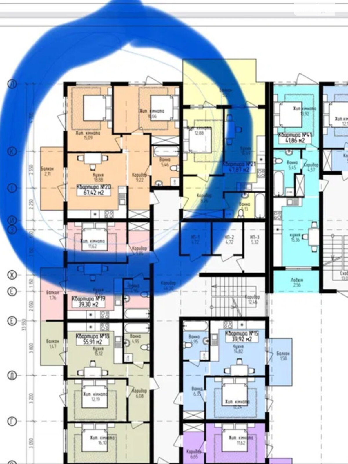 Продажа двухкомнатной квартиры в Минае, на ул. Шевченко, фото 1 Продажа двухкомнатной квартиры в Минае, на ул. Шевченко, фото 1